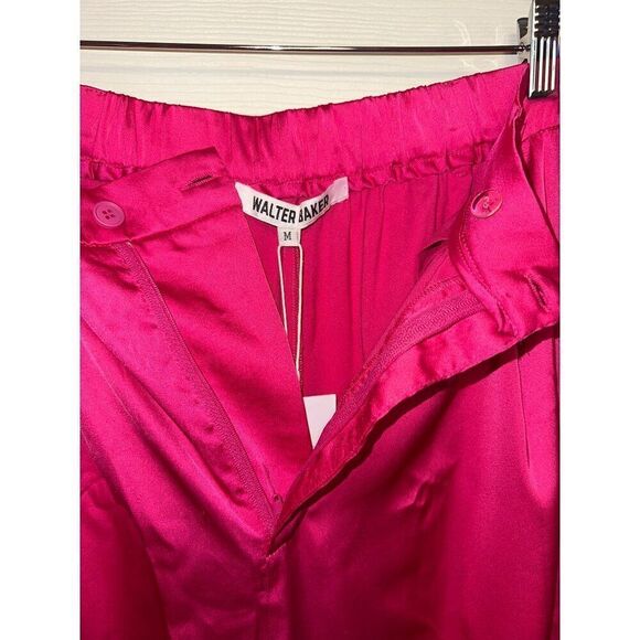 NWT Walter Baker Joey Cargo Pant in Vibrant Bright Pink Size Medium - Picture 10 of 14